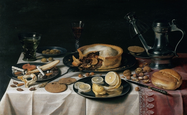 Still Life [1625] by Pieter Claesz [1596–1660] Print