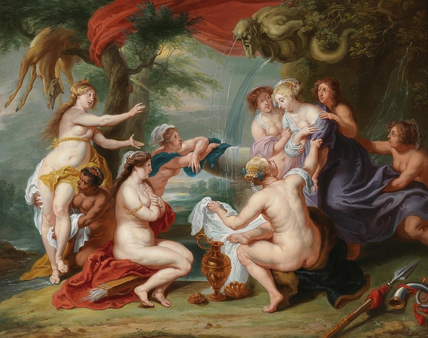 Diana discovering Callisto’s pregnancy by Follower of Peter Paul Rubens [1577–1640] Print