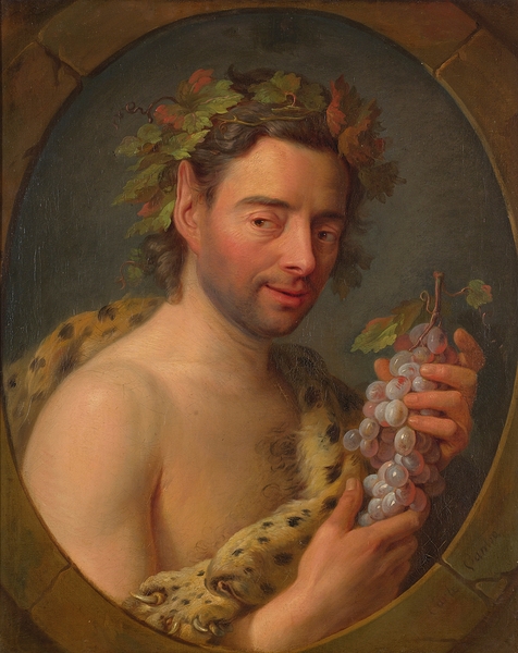Bacchus by Charles–André van Loo [1705–1765] Print