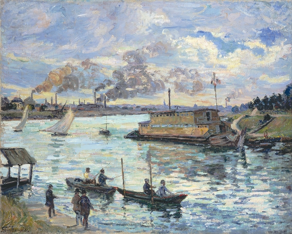 River Scene by Armand Guillaumin [1841–1927] Print