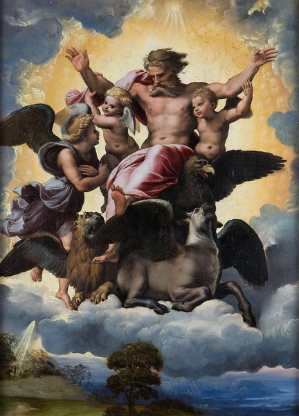Ezekiel’s Vision [1517–1518] by Raphael [1483–1520] Print