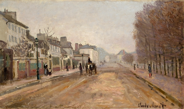 Boulevard Héloise. Argenteuil [1872] by Claude Monet [1840–1926] Print