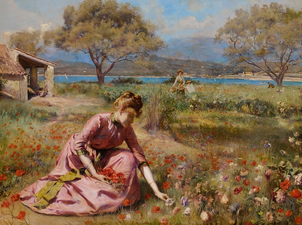 The First Spring [1890] by Julius Leblanc Stewart [1855–1919] Print