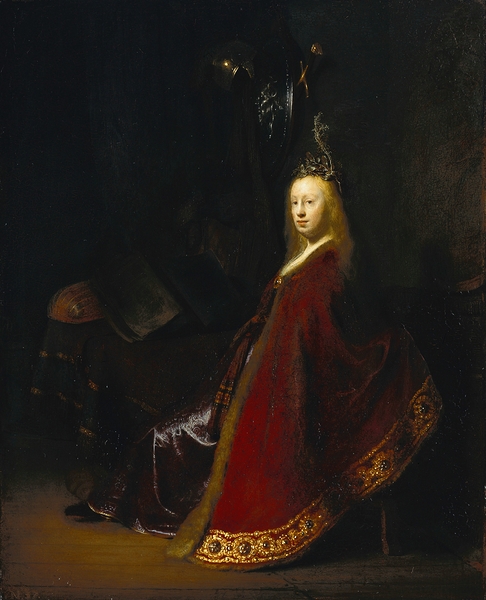Minerva [circa 1631] by Rembrandt van Rijn [1606–1669] Print