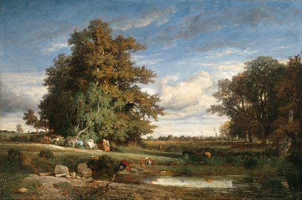 The Marsh [1840] by Constant Troyon [1810–1865] Print