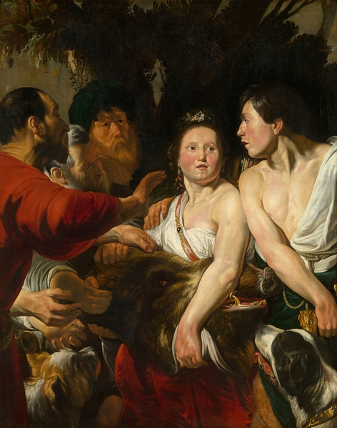 Meleager and Atalante [1617–1618] by Jacob Jordaens [1593–1678] Print