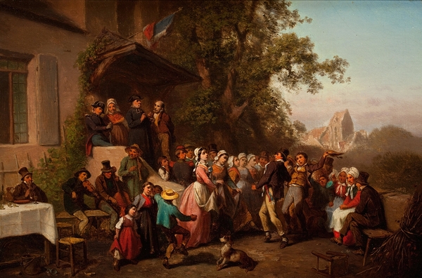 The Reception by Ferdinand Maröhn [1839–1865] Print