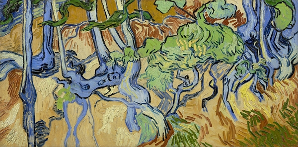 Tree–roots by Vincent van Gogh [1853–1890] Print