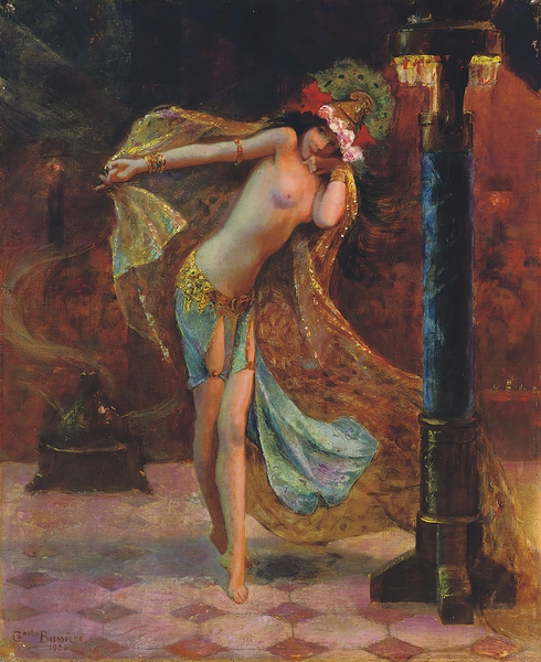 Dance Of The Seven Veils [1926] by Gaston Bussière [1862–1929] Print