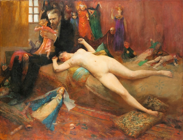 The Doll Man [1896] by Jean Veber [1864–1928] Print