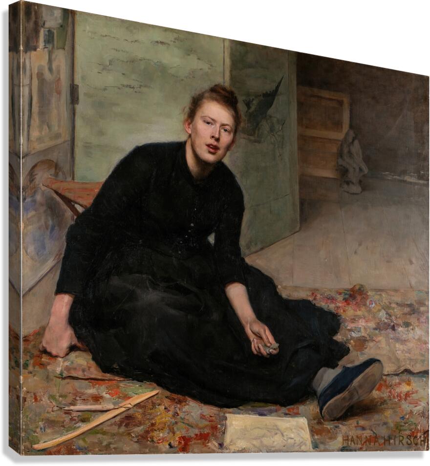 Venny Soldan Brofeldt Artist [1886–87] by Hanna Hirsch Pauli [1864