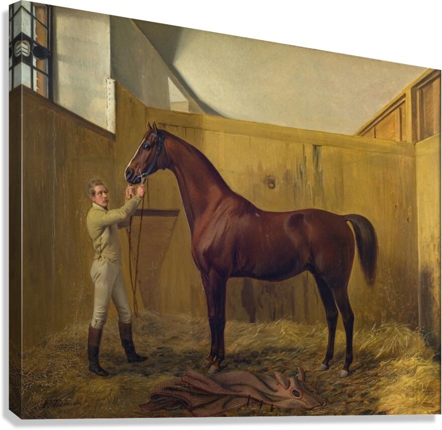 Rubini [1846–1847] by Fritz Thomsen [1819–1891] Canvas Print