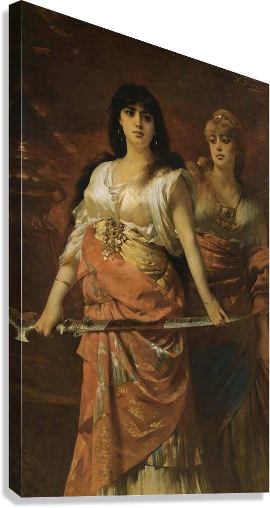 Judith by Nathaniel Sichel [1843–1907] Canvas Print