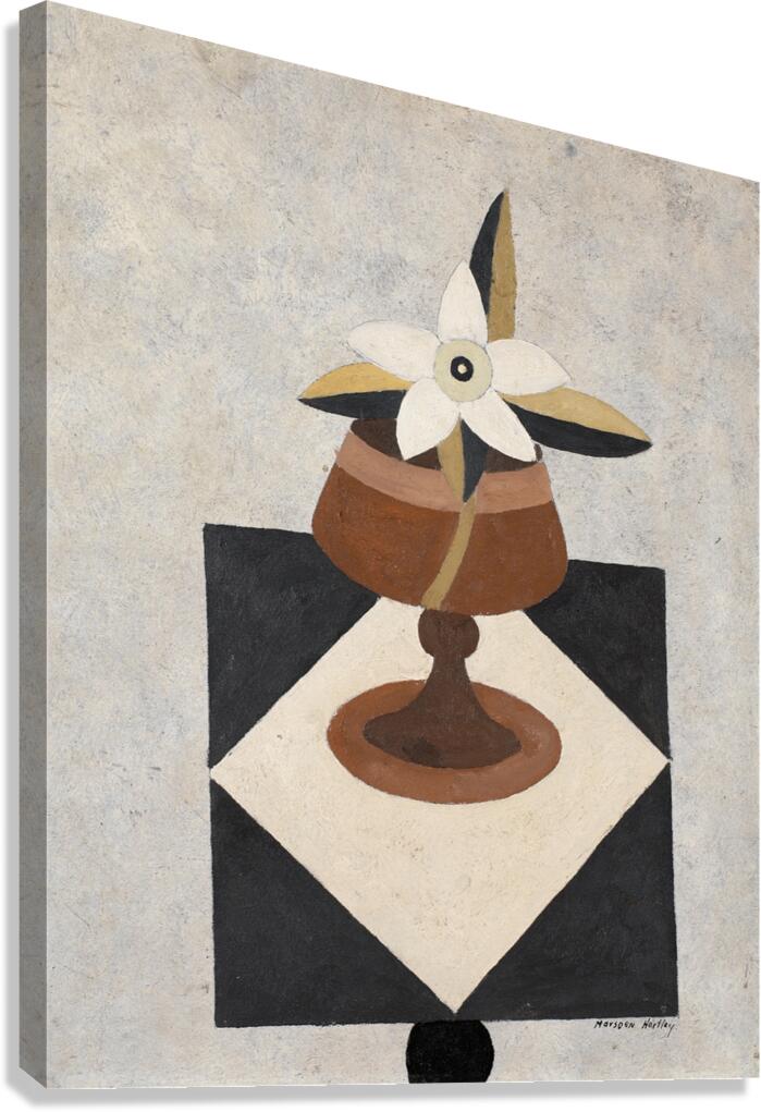 Flowerpiece [1916] by Marsden Hartley [1877–1943] Canvas Print