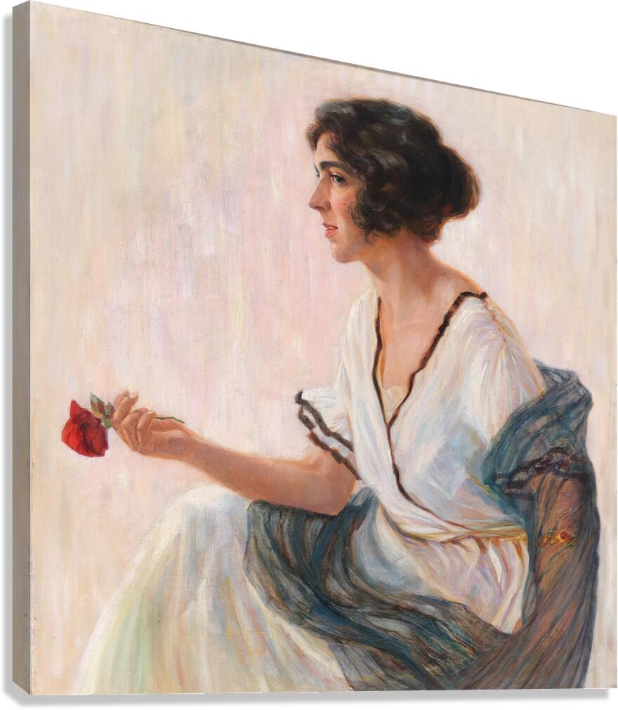 Schönheit [1922] by Eduard Veith [1856–1925] Canvas Print