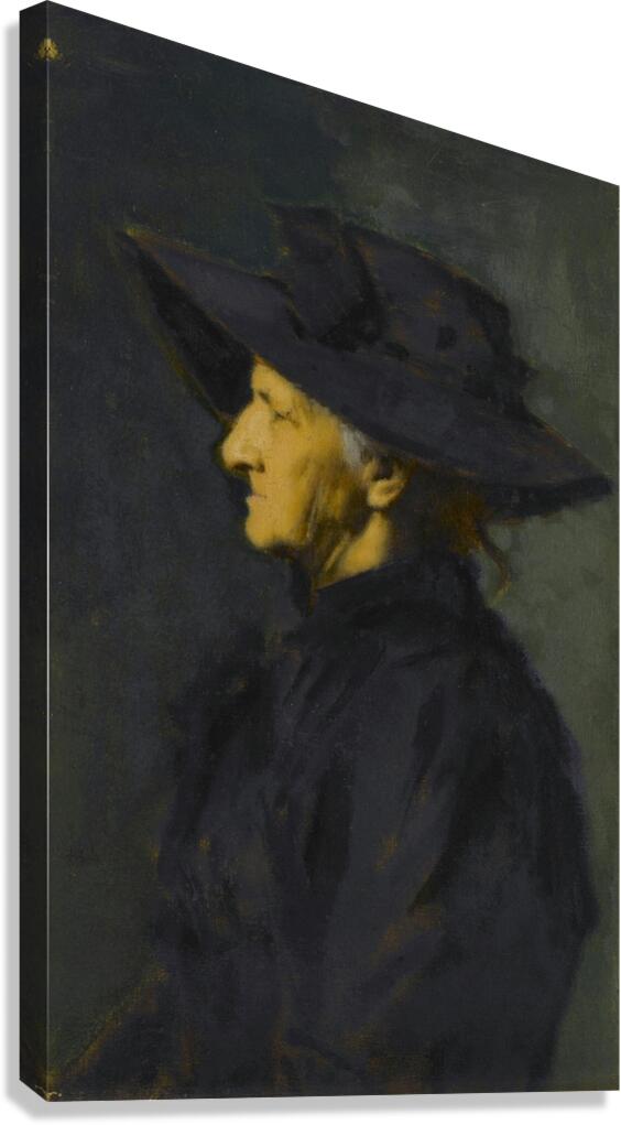 Madame Séraphin Henner [1901] by Jean–Jacques Henner [1829–1905] Canvas Print