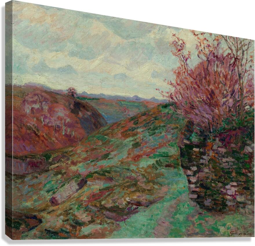 Paysage [circa 1912] by Armand Guillaumin [1841–1927] Canvas Print