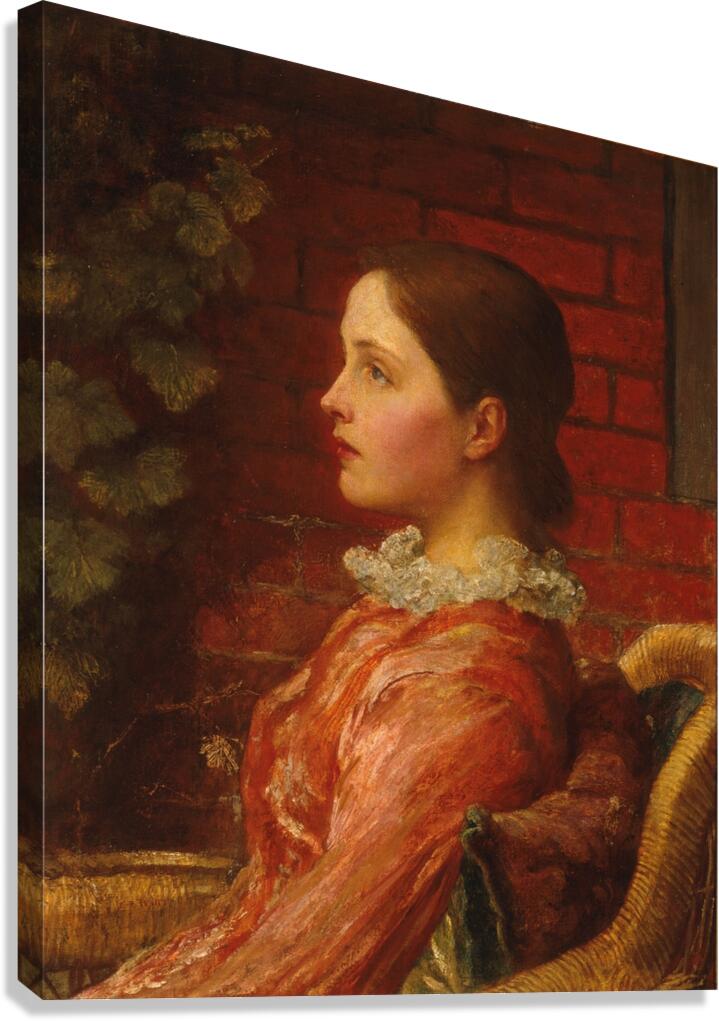 Alice [1883] by George Frederic Watts [1817–1904] Canvas Print