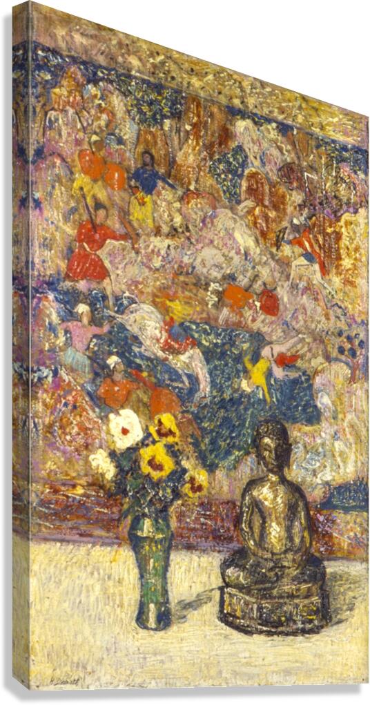 Bronze Buddha by Henry Golden Dearth [1864–1918] Canvas Print