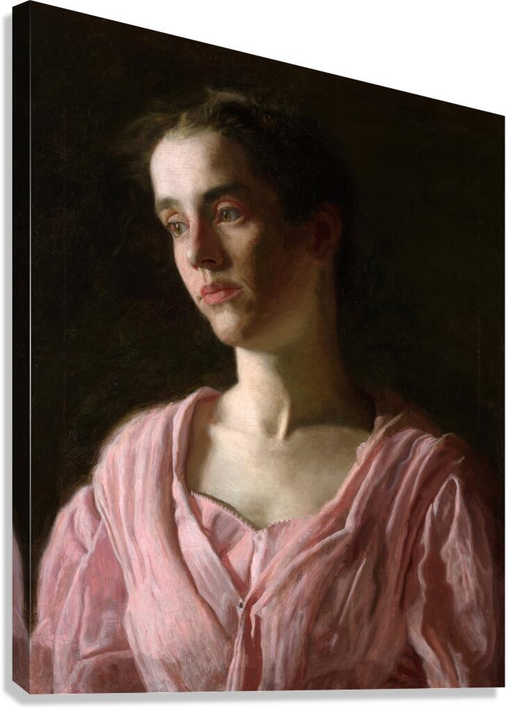 Maud Cook Reid [Mrs. Robert C. Reid] [1895] by Thomas Eakins [1844–1916] Canvas Print