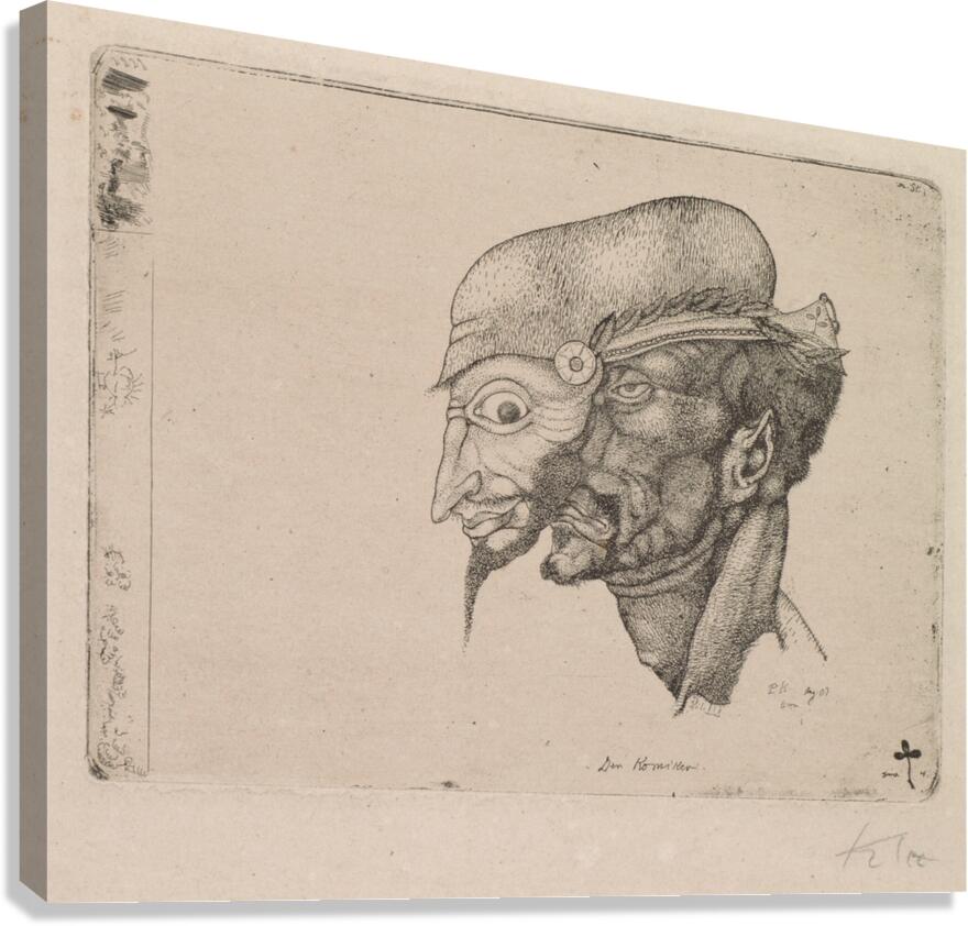Der Komiker [1903] by Paul Klee [1879–1940] Canvas Print