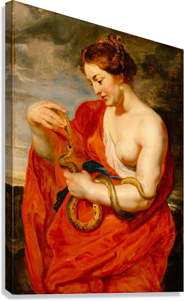 Hygeia. Goddess of Health [ca. 1615] by Peter Paul Rubens [1577–1640] Canvas Print