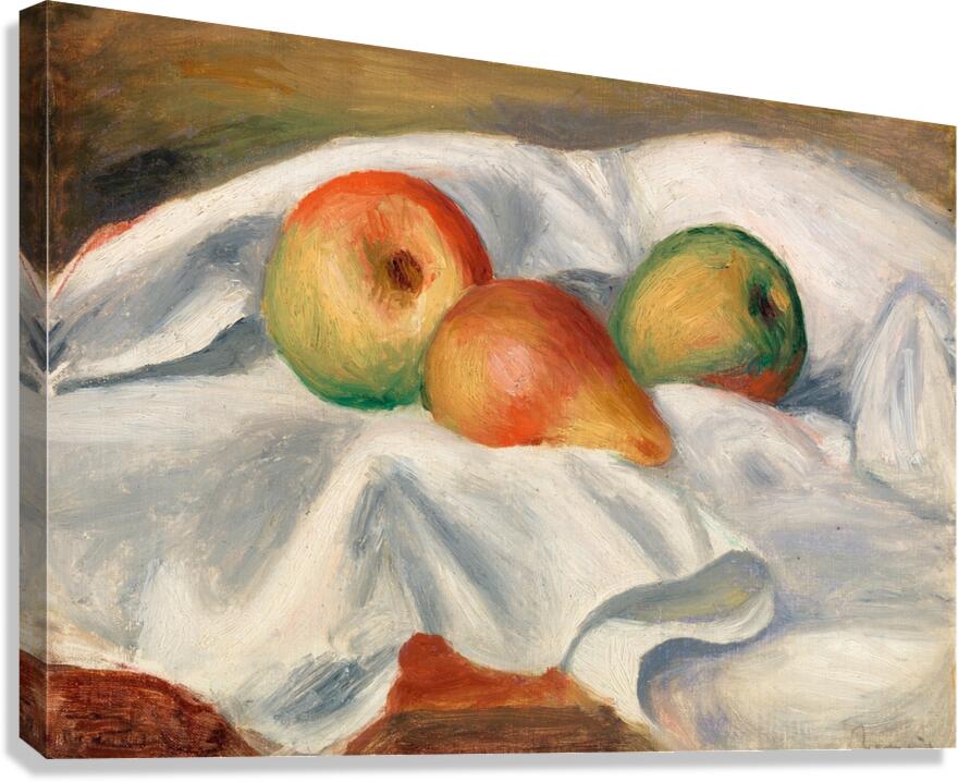 Pears [Poires] [c. 1890] by Pierre–Auguste Renoir [1841–1919] Canvas Print
