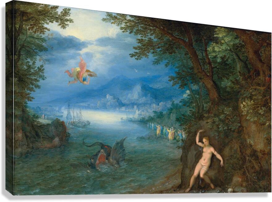 Perseus And Andromeda by Jan Brueghel The Elder [1568–1625] Canvas Print
