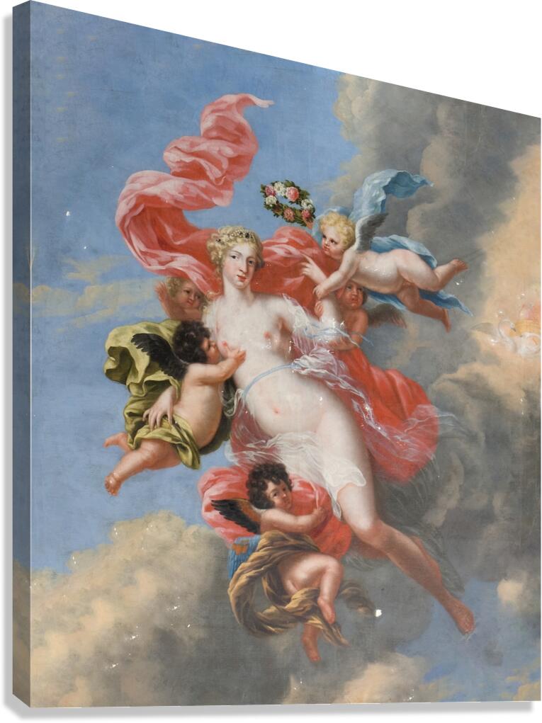 Anna Maria Soop af Limingo by David Klöcker Ehrenstrahl [1628–1698] Canvas Print