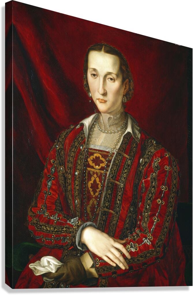 Eleonora di Toledo [c. 1560] by Agnolo Bronzino [1503–1572] Canvas Print
