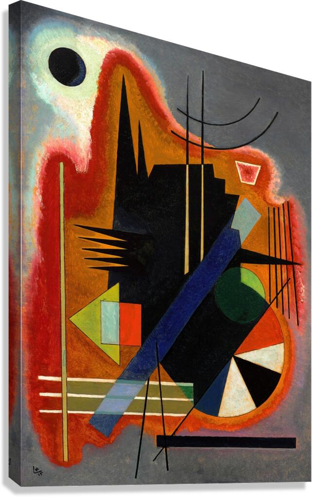 Einige Spitzen [1925] by Wassily Kandinsky [1866–1944] Canvas Print