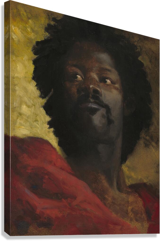 A Chief of Abyssinia [c. 1870] by Henri Regnault [1843–1871] Canvas Print