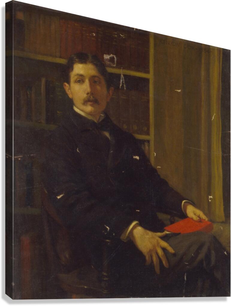 Portrait Of Mr. Wiley [1894] by Kenyon Cox [1856–1919] Canvas Print