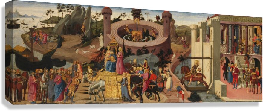 Scenes from the Story of the Argonauts by Biagio d’Antonio [1446–1516] Canvas Print