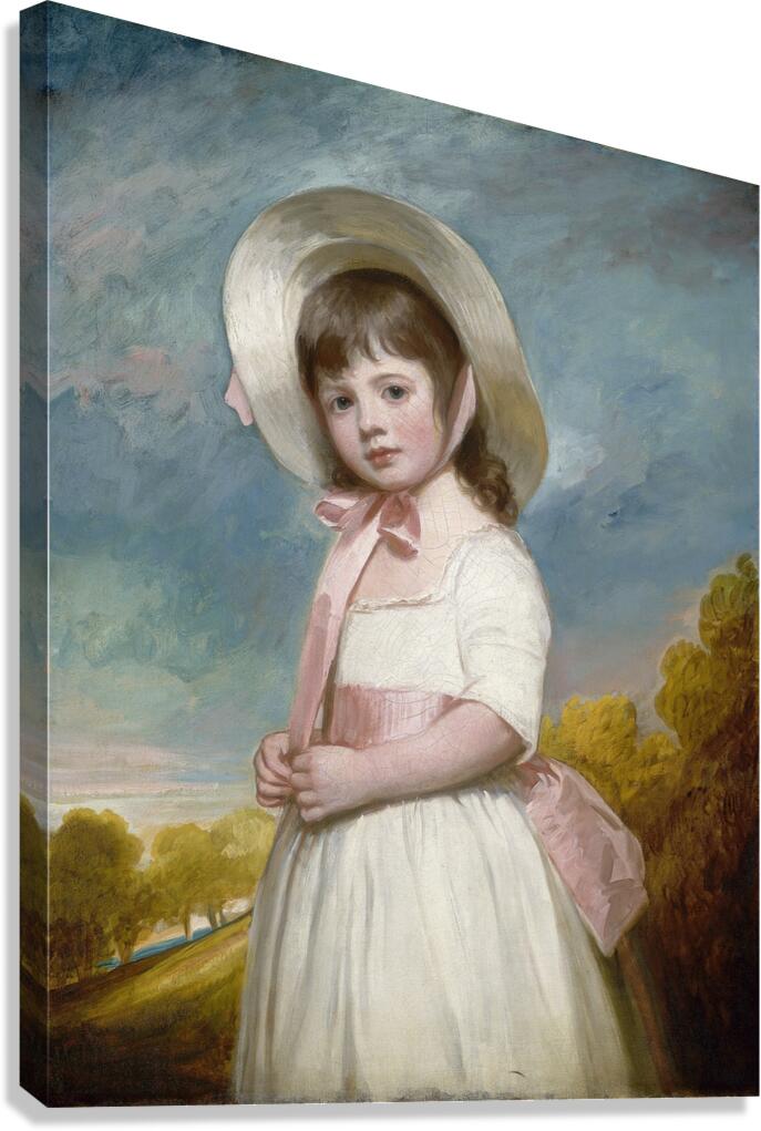 Miss Juliana Willoughby [1781–1783] by George Romney [1734–1802] Canvas Print