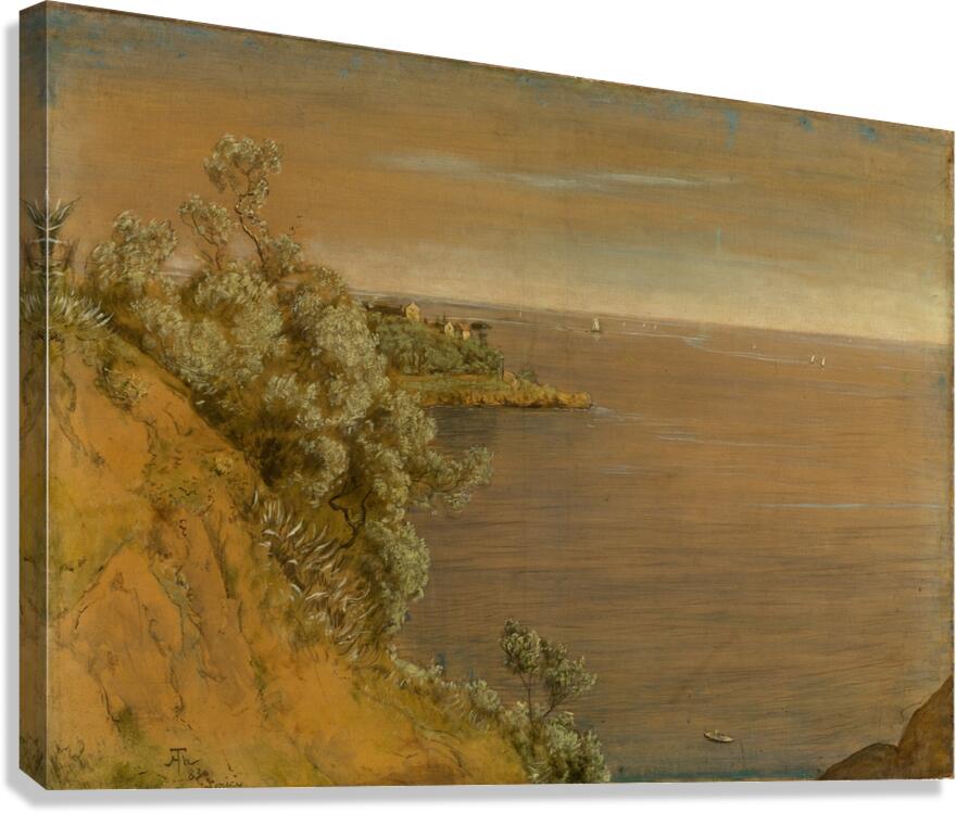 Bei Lerici am Golf von La Spezia [1883] by Hans Thoma [1839–1924] Canvas Print