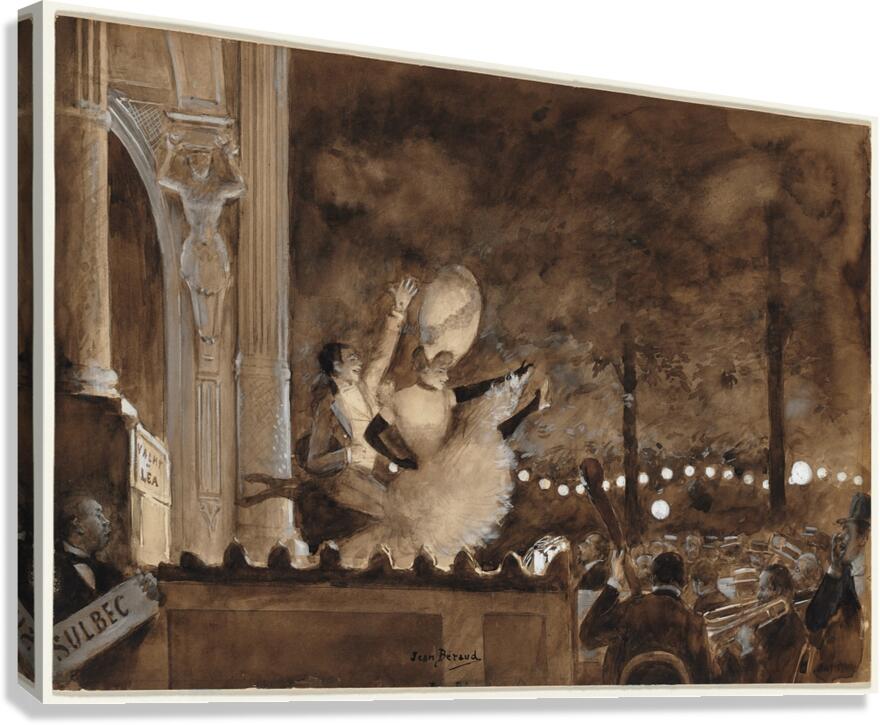 Valmy and Léa [c. 1885–1895] by Jean Béraud [1849–1935] Canvas Print