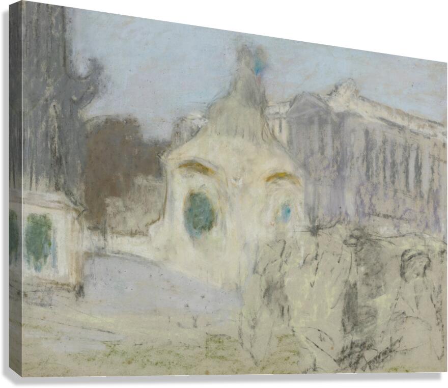 La Place De La Concorde [circa 1925] by Édouard Vuillard [1868–1940] Canvas Print