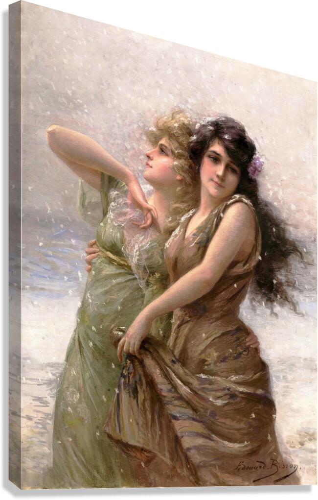 L’Inverno [1890–1910] by Édouard Bisson [1856–1939] Canvas Print