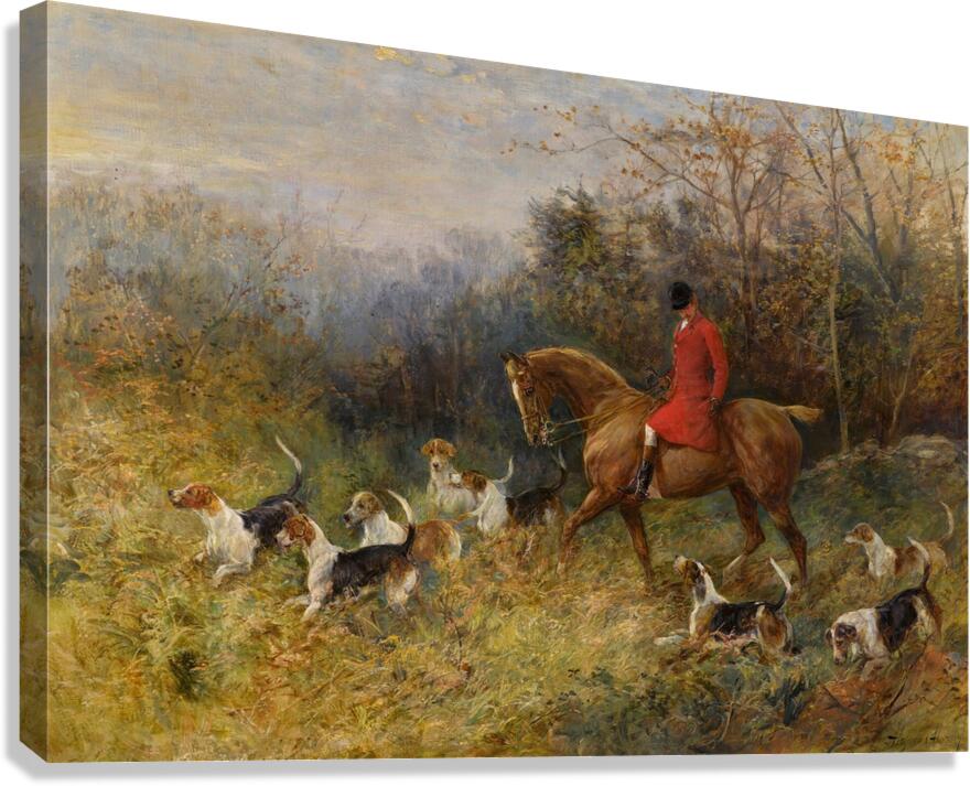 The draw by Heywood Hardy [1842–1933] Canvas Print
