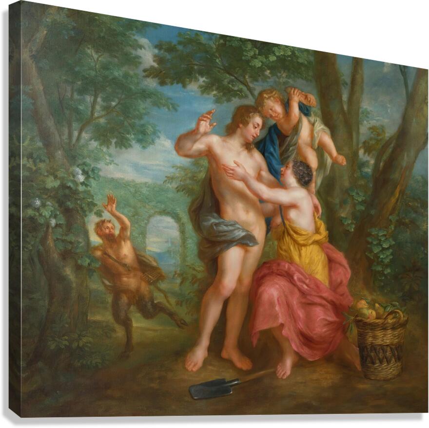 Vertumnus And Pomona [Late 18th Century] by Flemish School [16th–20th Century] Canvas Print
