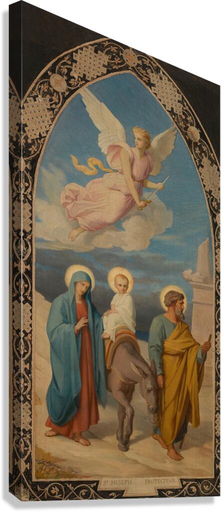 La Fuite en Egypte [1878] by Faivre–Duffer [1818–1897] Canvas Print