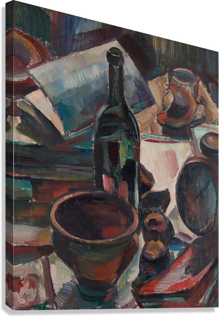 Still Life [1921] by Ilmari Aalto [1891–1934] Canvas Print