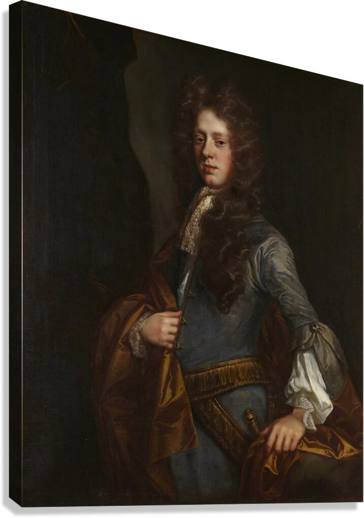Sir Charles Barrington. Bart. By Sir Godfrey Kneller [1646–1723] Canvas Print
