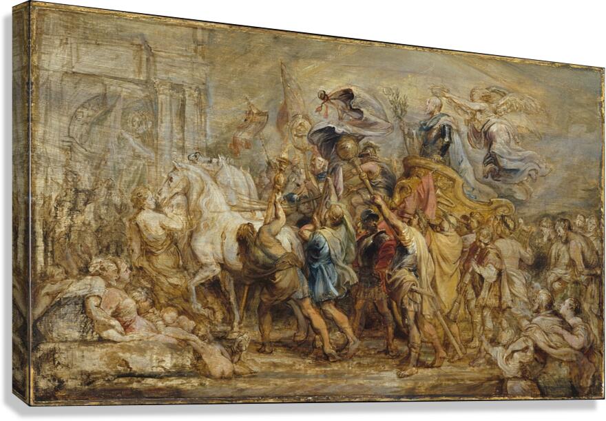 The Triumph of Henry IV [ca. 1630] by Peter Paul Rubens [1577–1640] Canvas Print