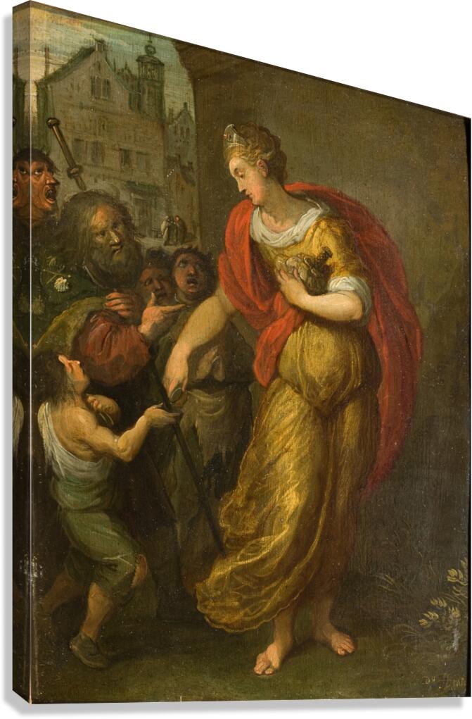 Allegory of Generosity by Frans Francken the Younger [1581–1642] Canvas Print