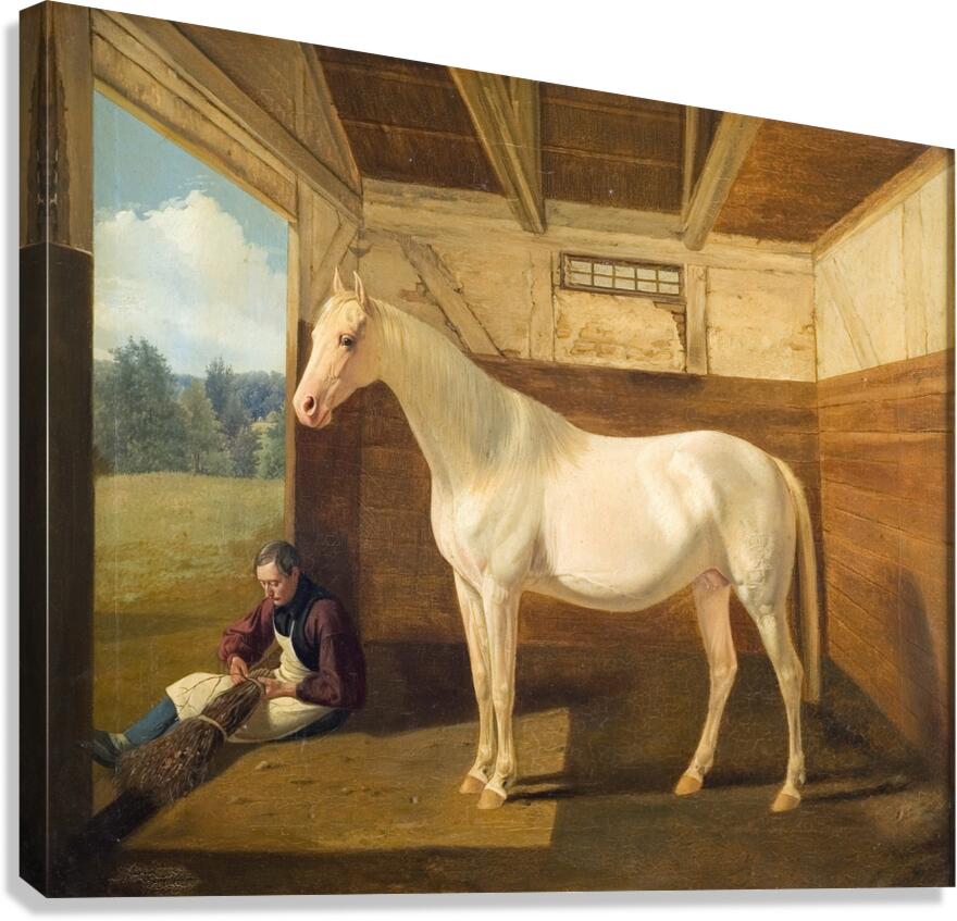 Svanhvide [1839–1849] by Fritz Thomsen [1819–1891] Canvas Print