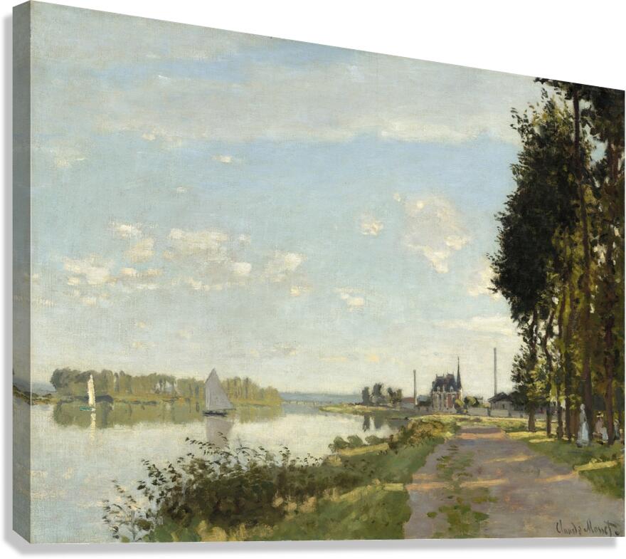 Argenteuil [c. 1872] by Claude Monet [1840–1926] Canvas Print