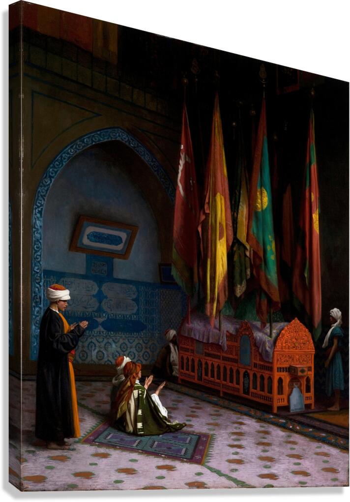 The Sentinel at the Sultan’s Tomb [1824–1904] by Jean–Léon Gérôme [1824–1904] Canvas Print