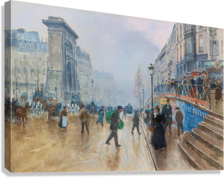 Le boulevard Saint–Denis à Paris [1899] by Jean Béraud [1849